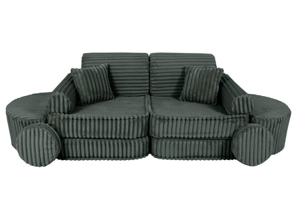 Medium Modular Sofa for Kids - Churros Forest Green Plus