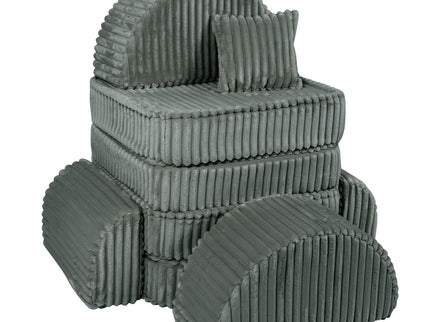 Medium Modular Sofa for Kids - Churros Forest Green Plus