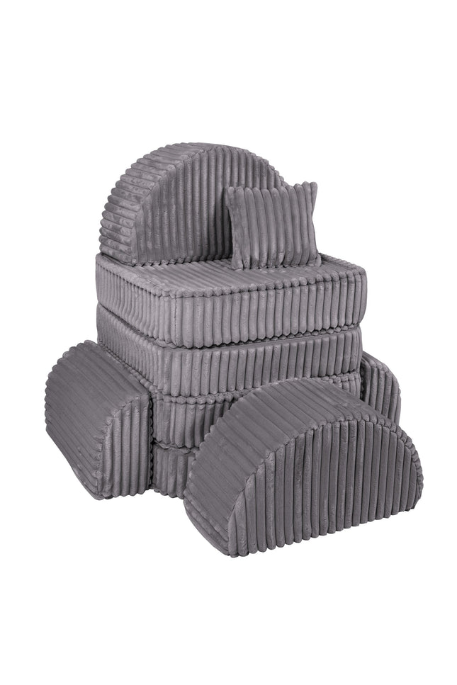 Modulaire kinderbank medium - Churros Jurassic Grey Plus-mercibeaucoupp.eu