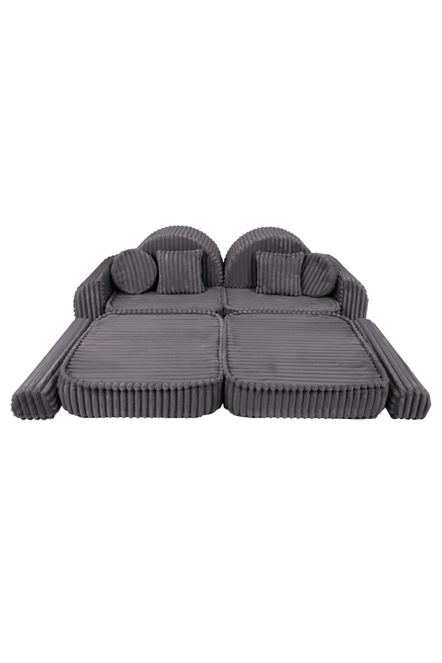 Modulaire kinderbank medium - Churros Jurassic Grey Plus-mercibeaucoupp.eu