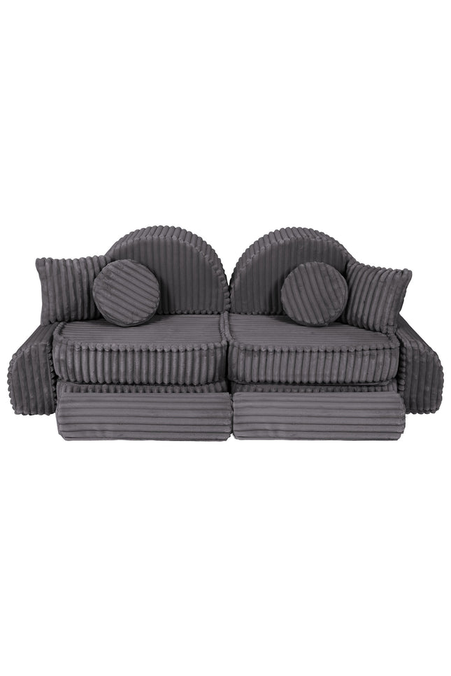 Modulaire kinderbank medium - Churros Jurassic Grey Plus-mercibeaucoupp.eu