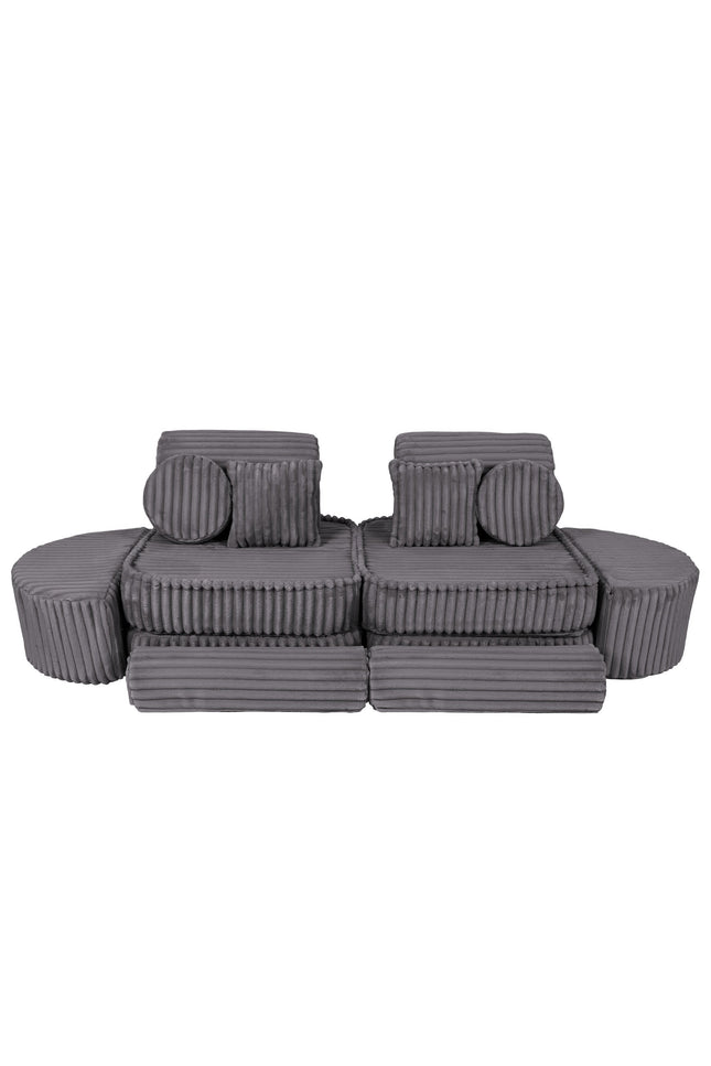 Modulaire kinderbank medium - Churros Jurassic Grey Plus-mercibeaucoupp.eu