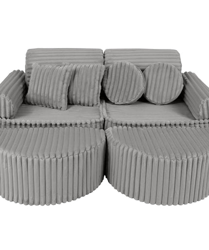 Modulaire kinderbank medium - Churros Moon Grey Plus-mercibeaucoupp.eu