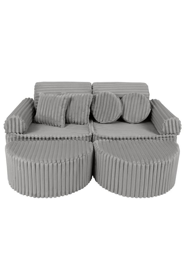 Modulaire kinderbank medium - Churros Moon Grey Plus-mercibeaucoupp.eu