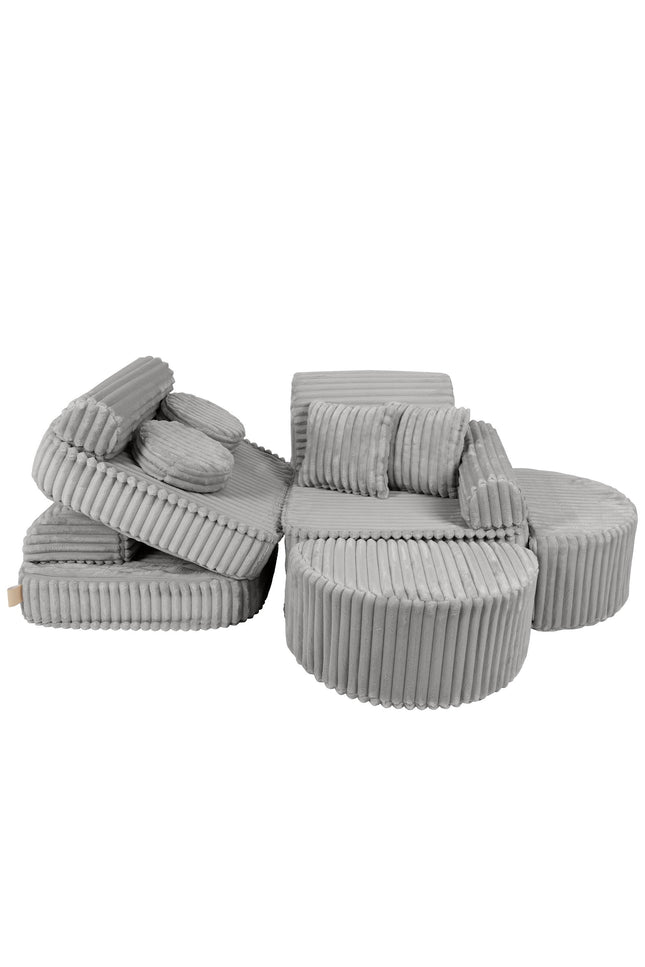 Modulaire kinderbank medium - Churros Moon Grey Plus-mercibeaucoupp.eu