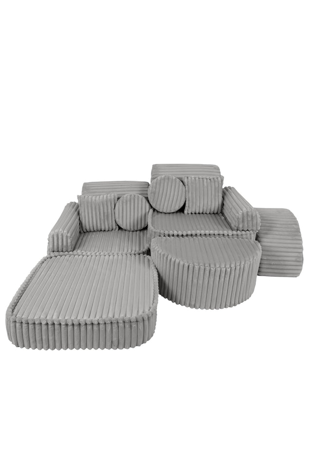 Modulaire kinderbank medium - Churros Moon Grey Plus-mercibeaucoupp.eu