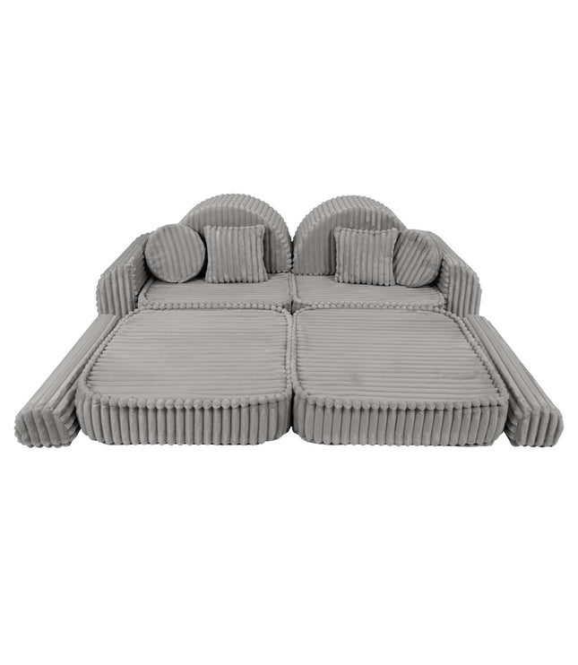 Medium Modular Sofa for Kids - Churros Moon Grey Plus