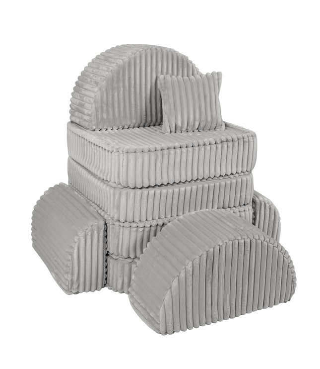 Medium Modular Sofa for Kids - Churros Moon Grey Plus