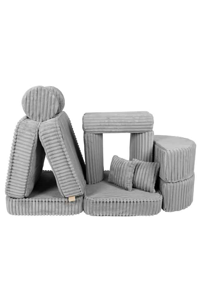 Modulaire kinderbank medium - Churros Moon Grey Plus-mercibeaucoupp.eu