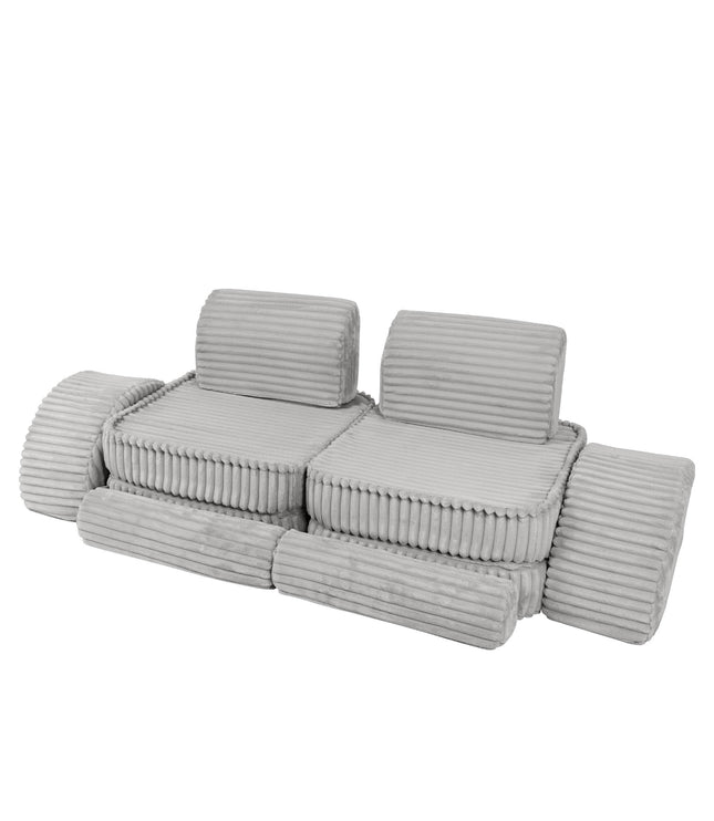 Medium Modular Sofa for Kids - Churros Moon Grey Plus