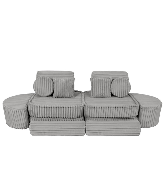 Medium Modular Sofa for Kids - Churros Moon Grey Plus