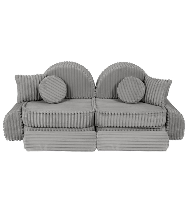 Medium Modular Sofa for Kids - Churros Moon Grey Plus