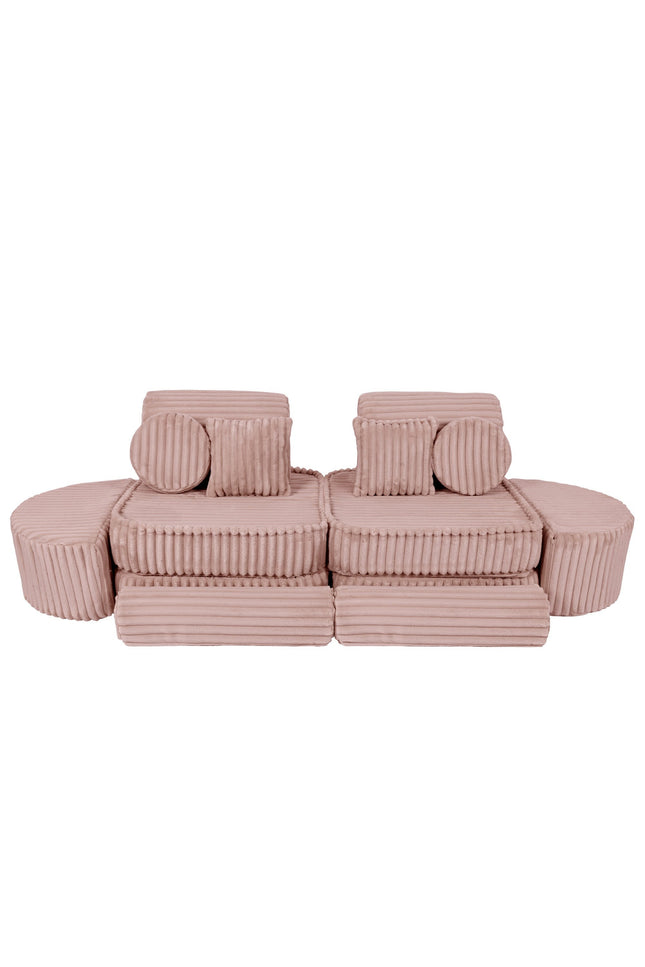 Modulaire kinderbank medium - Churros Roze Plus-mercibeaucoupp.eu