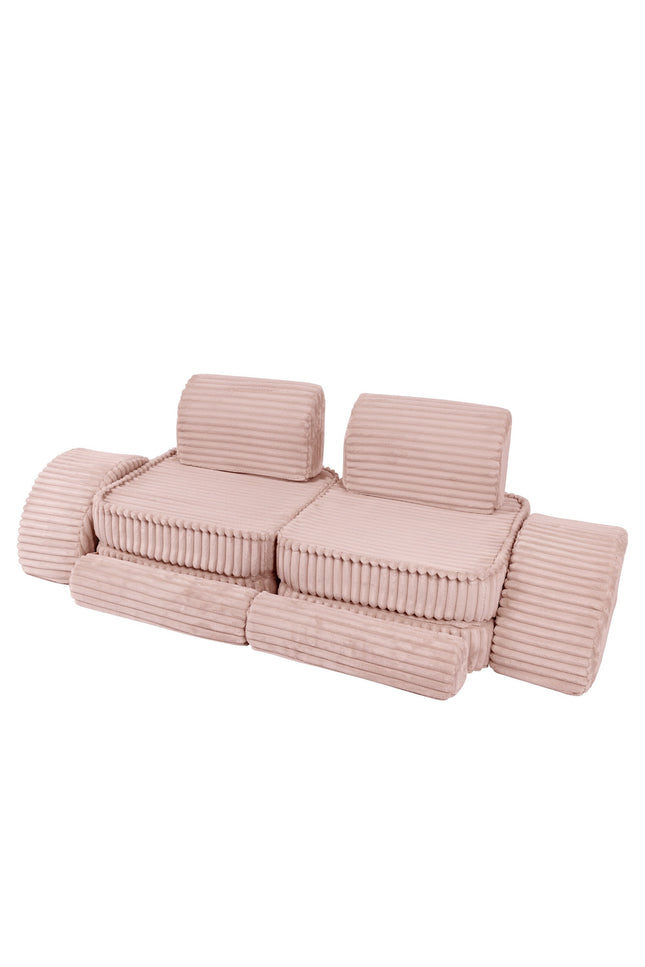 Modulaire kinderbank medium - Churros Roze Plus-mercibeaucoupp.eu