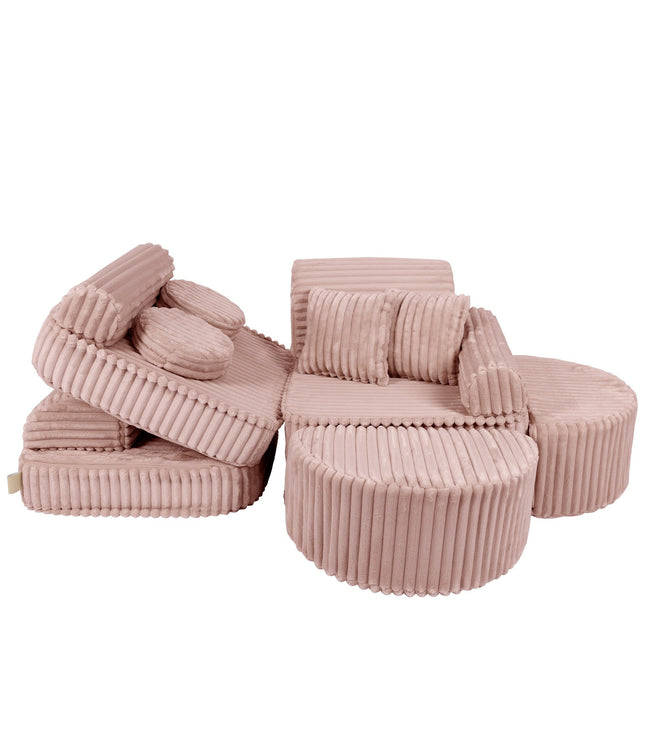 Medium Modular Sofa for Kids - Churros Pink Plus