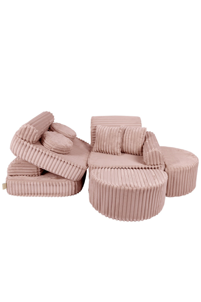 Modulaire kinderbank medium - Churros Roze Plus-mercibeaucoupp.eu