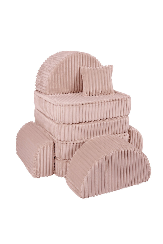 Modulaire kinderbank medium - Churros Roze Plus-mercibeaucoupp.eu