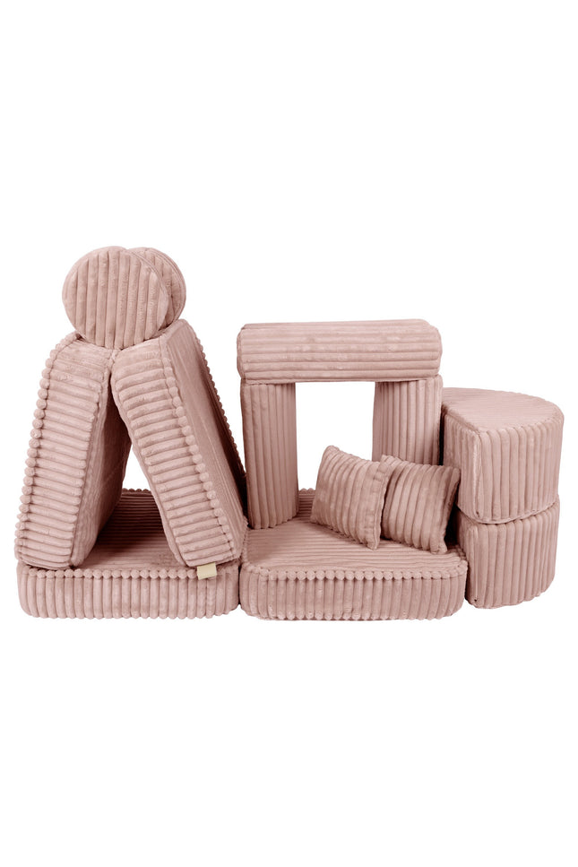 Modulaire kinderbank medium - Churros Roze Plus-mercibeaucoupp.eu