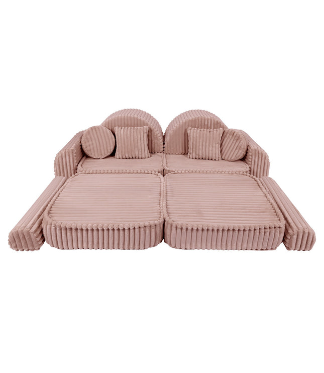 Medium Modular Sofa for Kids - Churros Pink Plus
