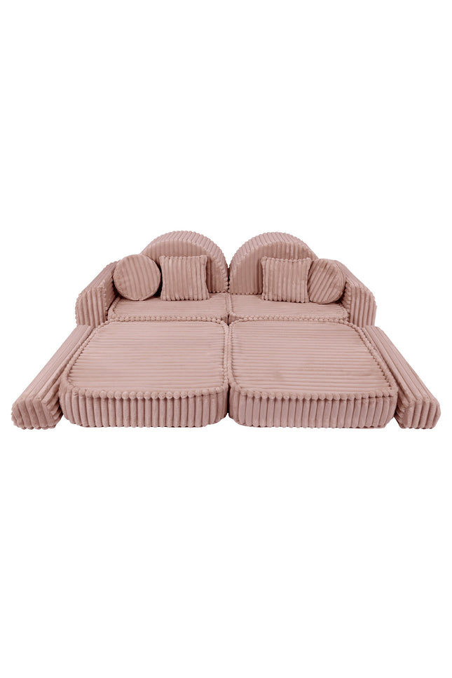 Modulaire kinderbank medium - Churros Roze Plus-mercibeaucoupp.eu