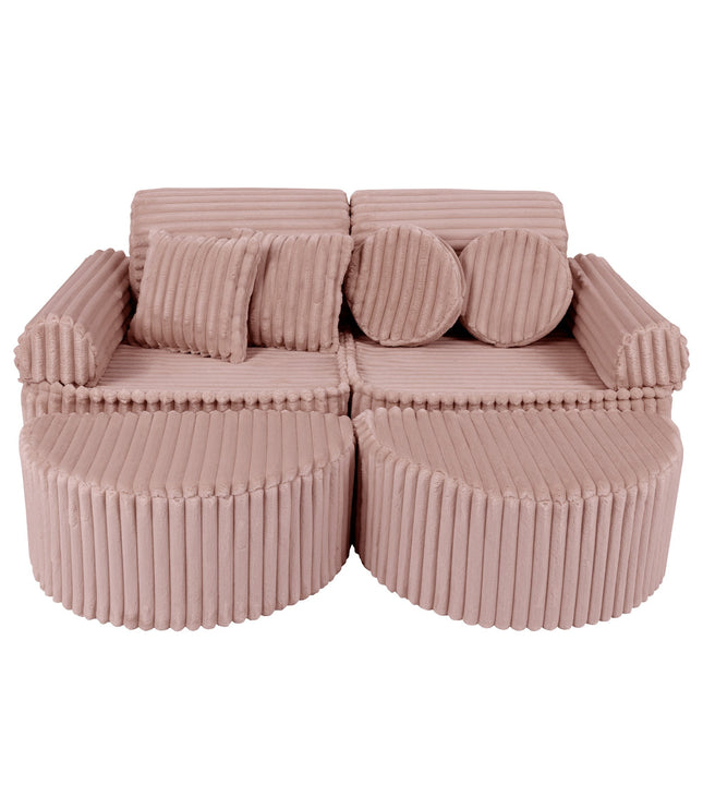 Medium Modular Sofa for Kids - Churros Pink Plus