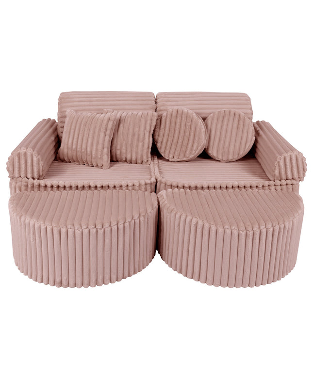 Modulaire kinderbank medium - Churros Roze Plus-mercibeaucoupp.eu