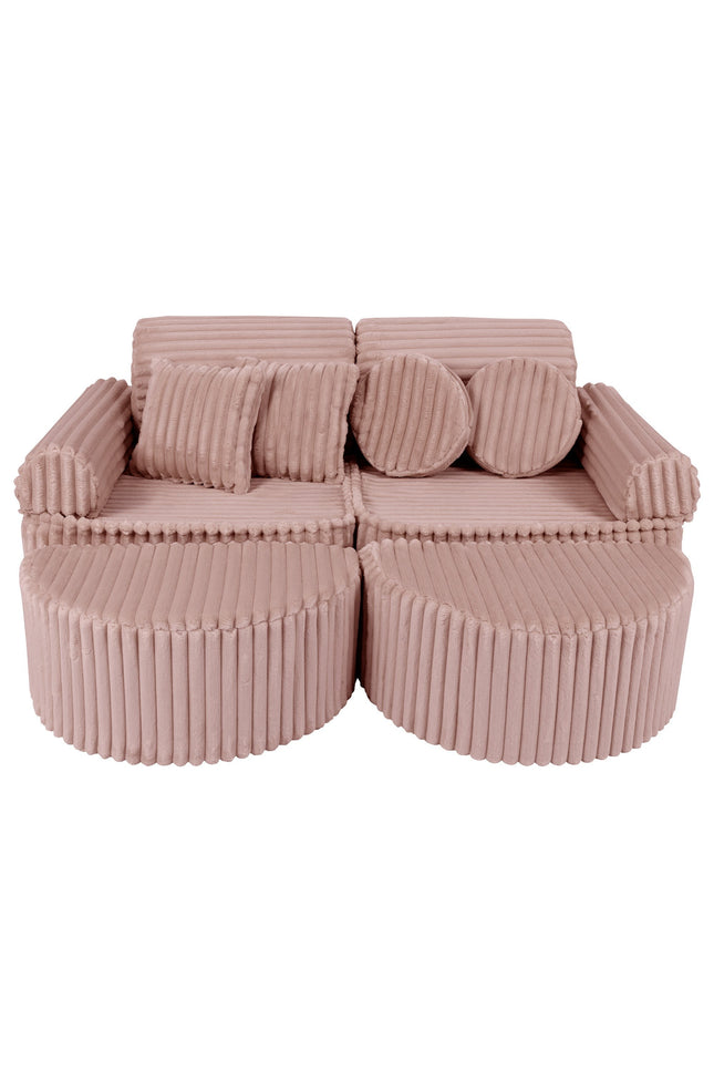 Modulaire kinderbank medium - Churros Roze Plus-mercibeaucoupp.eu