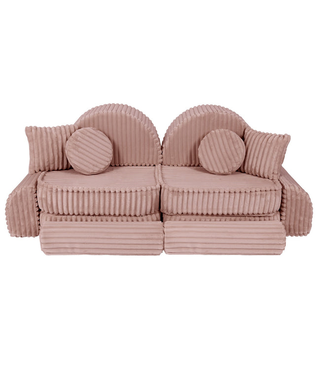 Medium Modular Sofa for Kids - Churros Pink Plus