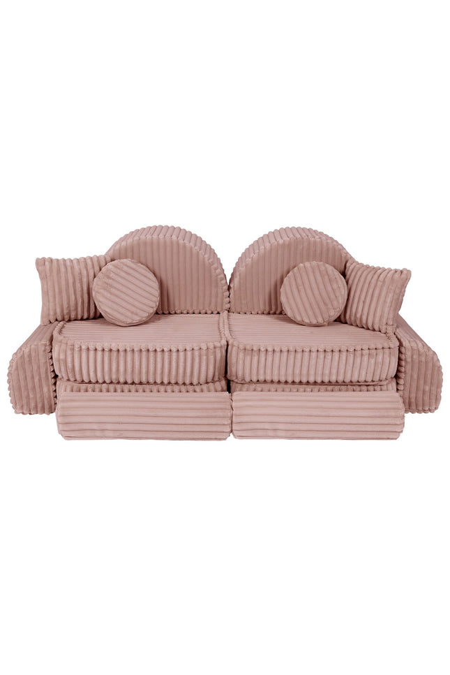 Modulaire kinderbank medium - Churros Roze Plus-mercibeaucoupp.eu