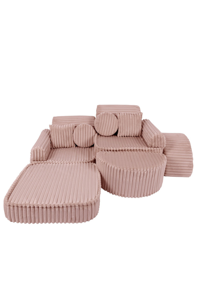Modulaire kinderbank medium - Churros Roze Plus-mercibeaucoupp.eu