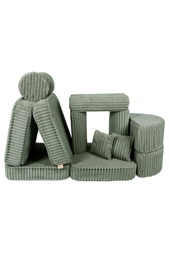 Modulaire kinderbank medium - Churros saliegroen plus-mercibeaucoupp.eu