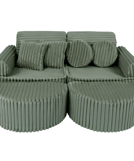 Modulaire kinderbank medium - Churros saliegroen plus-mercibeaucoupp.eu