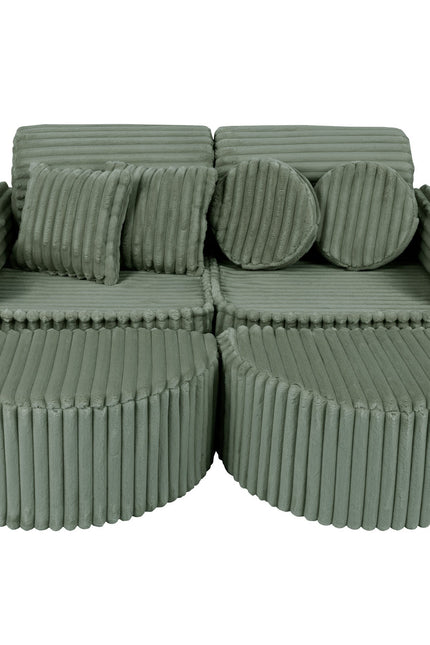 Modulaire kinderbank medium - Churros saliegroen plus-mercibeaucoupp.eu