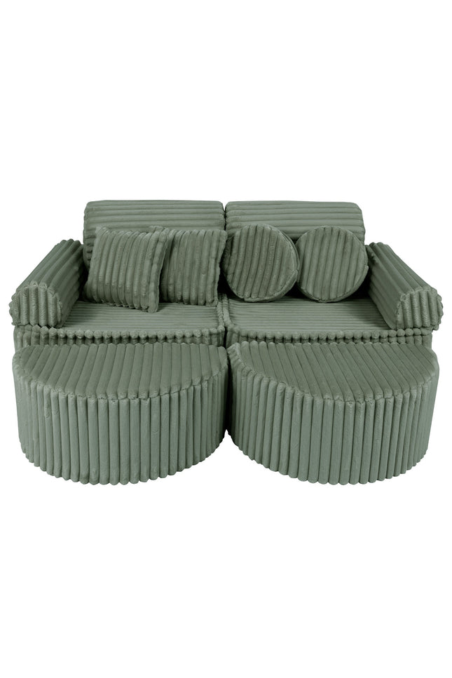 Modulaire kinderbank medium - Churros saliegroen plus-mercibeaucoupp.eu