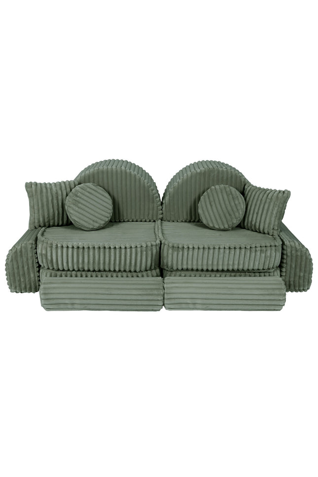 Modulaire kinderbank medium - Churros saliegroen plus-mercibeaucoupp.eu