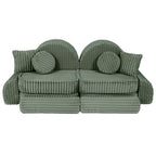 Medium Modular Sofa for Kids - Churros Sage Green Plus