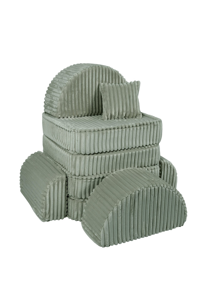 Modulaire kinderbank medium - Churros saliegroen plus-mercibeaucoupp.eu