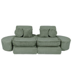 Medium Modular Sofa for Kids - Churros Sage Green Plus
