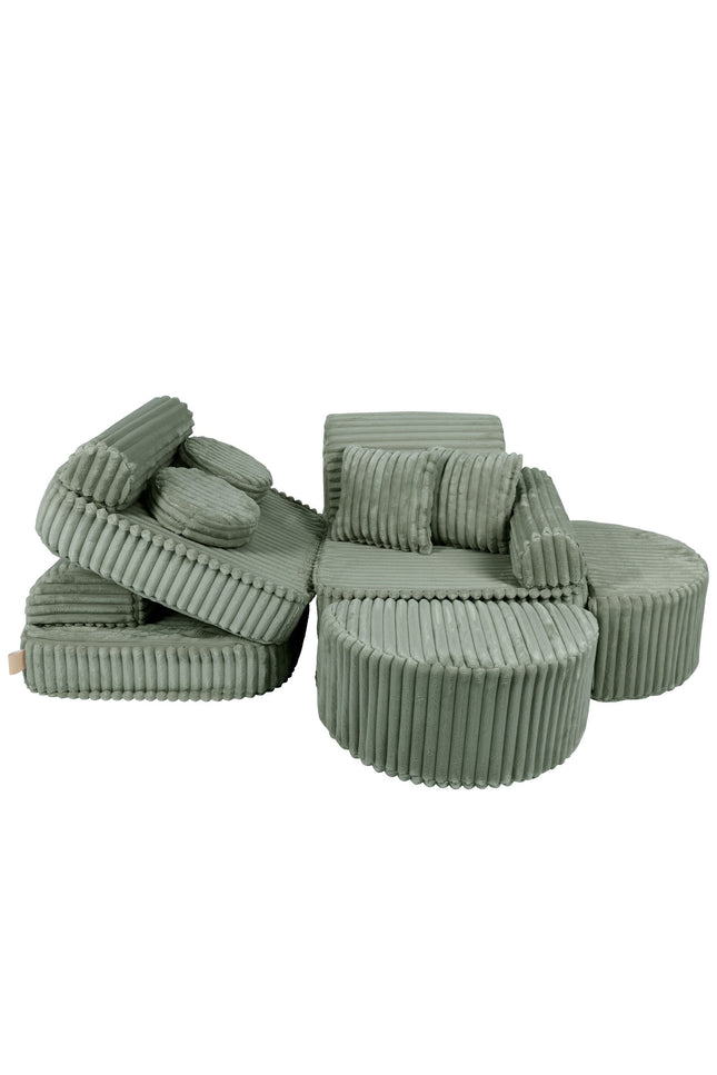 Modulaire kinderbank medium - Churros saliegroen plus-mercibeaucoupp.eu