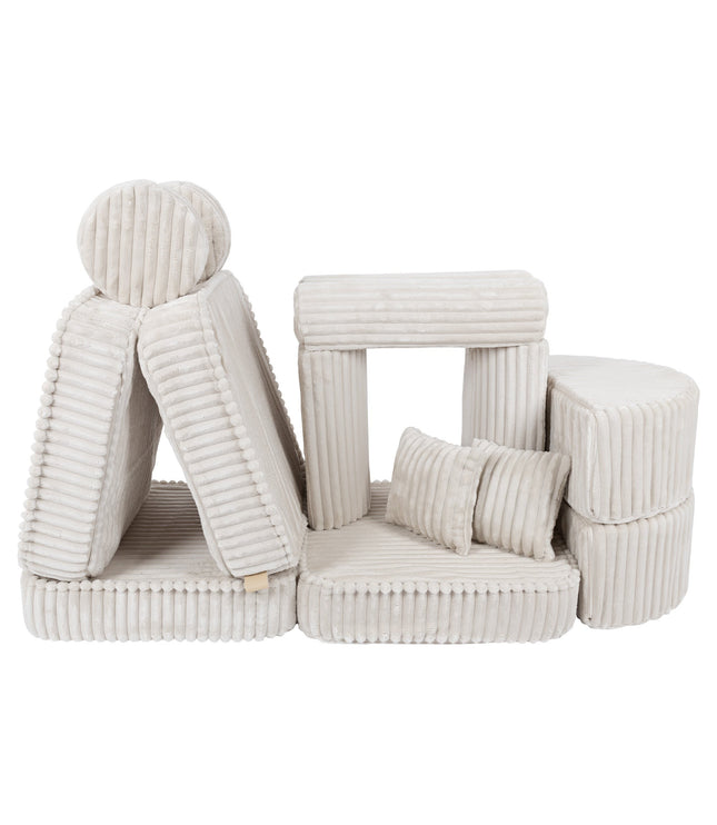 Medium Modular Sofa for Kids - Churros White Plus
