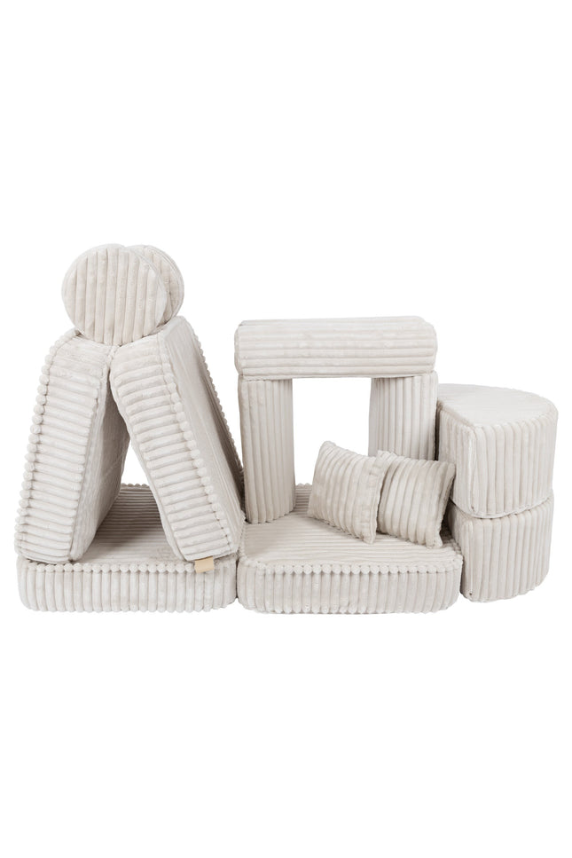 Modulaire kinderbank medium - Churros Wit Plus-mercibeaucoupp.eu