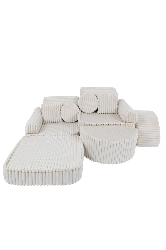 Modulaire kinderbank medium - Churros Wit Plus-mercibeaucoupp.eu