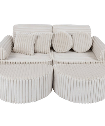 Modulaire kinderbank medium - Churros Wit Plus-mercibeaucoupp.eu