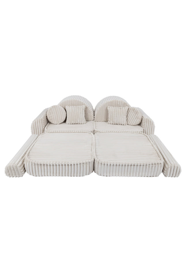 Modulaire kinderbank medium - Churros Wit Plus-mercibeaucoupp.eu