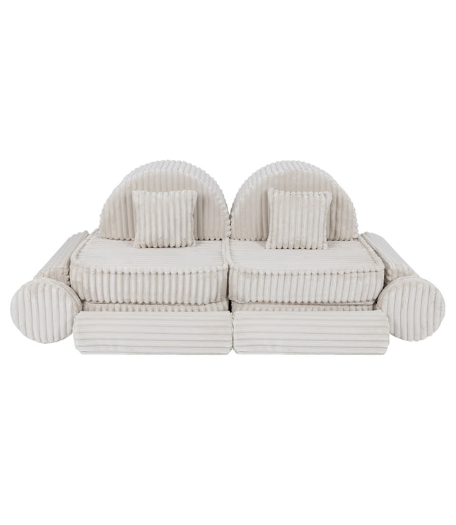 Medium Modular Sofa for Kids - Churros White Plus