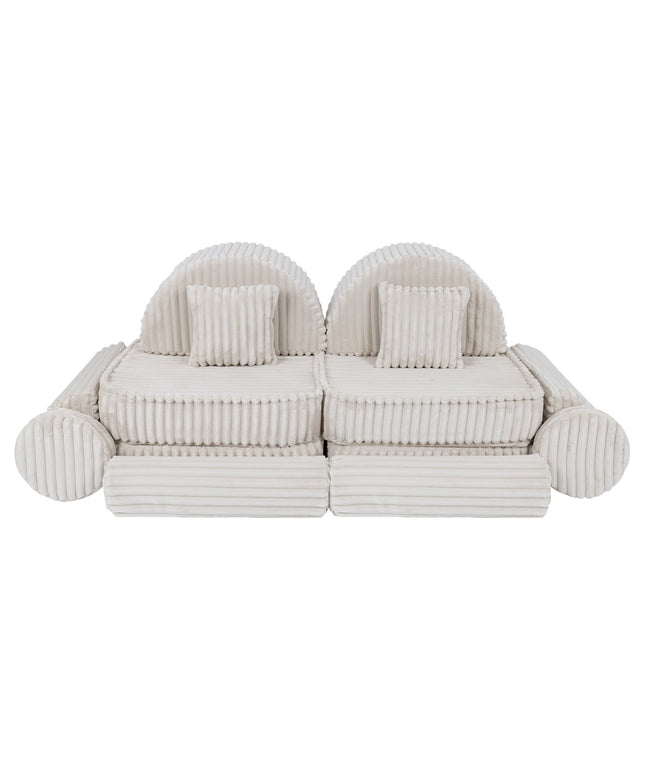 Modulaire kinderbank medium - Churros Wit Plus-mercibeaucoupp.eu