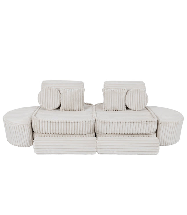 Medium Modular Sofa for Kids - Churros White Plus