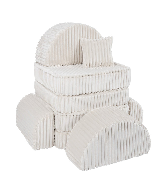 Medium Modular Sofa for Kids - Churros White Plus
