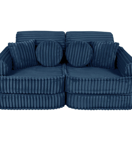 Modulaire kinderbank medium - Churros Blauw-mercibeaucoupp.eu