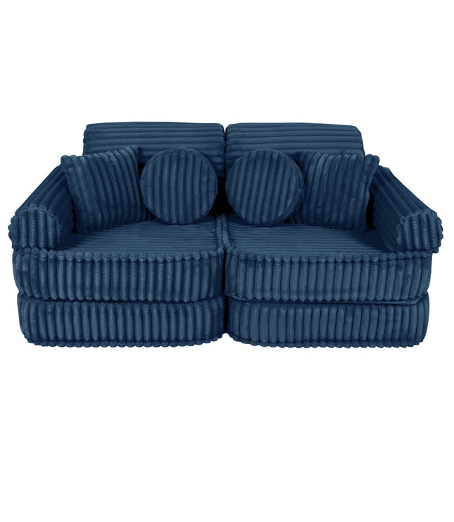 Medium Modular Sofa for Kids - Churros Blue
